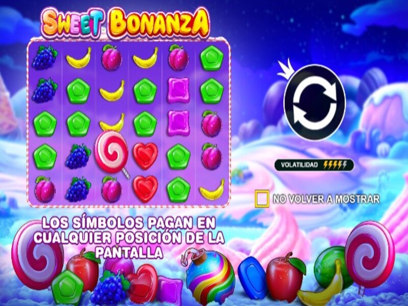 Diseño y ambientación de Sweet Bonanza