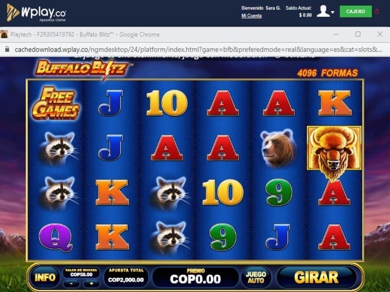 Tragamonedas o Slots de wPlay.co