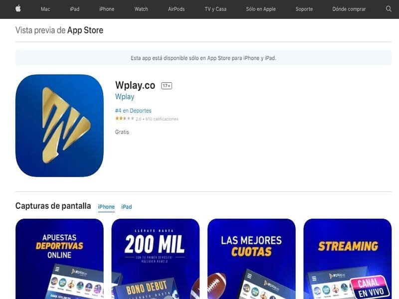 Wplay App Store'dan indirin