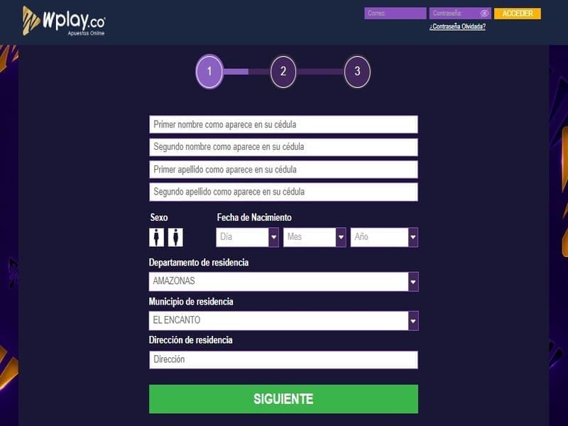 ¿Cómo registrarte en Wplay?