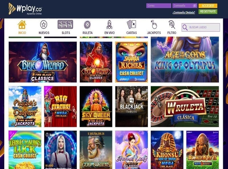 Apuesta y gana en el casino online de Wplay